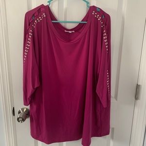 Fashion Bug Magenta Blouse